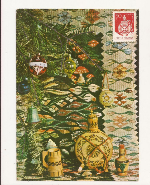CA16 -Carte Postala- Romania, Arta populara, circulata 1976