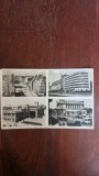 Carte Postala - Bucuresti. Gara de Nord, Cercul Militar, Cinema Scala, Bulevardul Bratianu