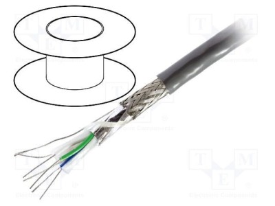 Cablu RS485 3x2x24AWG 30m BELDEN PVC Eca 300V foto