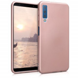 Husa pentru Samsung Galaxy A7 (2018), Silicon, Rose Gold, 46421.31, Roz, Carcasa