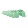 Sera cu cadru din otel, verde, 72 m&sup2;, 18x4x2 m