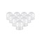 Becuri LED pentru oglinda, masa de toaleta, machiaj, cu panou control, 30 moduri iluminare, USB, set 10 buc,&nbsp;Malatec