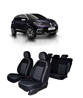 Set huse scaune Originale RENAULT CAPTUR 2013-2018 (Bancheta fractionata si husa cotiera) foto