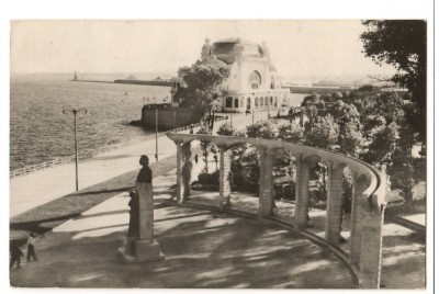 CPIB 15444 CONSTANTA. STATUIA LUI MIHAI EMINESCU, PE FALEZA foto