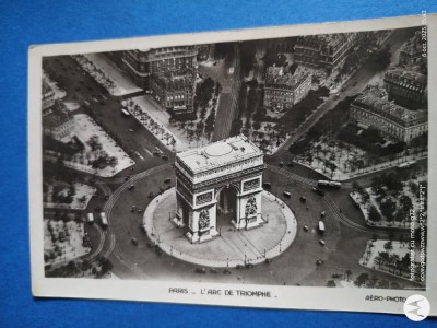 Paris -Arcul de Trimf , grup doua carti postale ,necirculate , frumoase foto