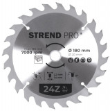 Strend Pro TCT 180x2.2x20.2x20/16 mm 24T, p&acirc;nza de ferăstrău pentru lemn, SK feliat