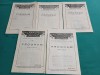 FILARMONICA FUNDAȚIA CULTURALĂ REGELE MIHAI I * LOT 5 PROGRAME *ENESCU, ETC* 1929-1931 * E