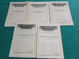 FILARMONICA FUNDAȚIA CULTURALĂ REGELE MIHAI I * LOT 5 PROGRAME *ENESCU, ETC* 1929-1931 * E