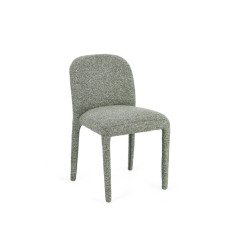 Set 2 scaune dining textil verde Antara 47.5x57.5x81h