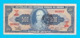 Bancnotă Brazilia (pick 186) 50 Centavos 1967 aUNC+ serie: 083042