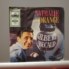 Gilbert Becaud – Nathalie/L’Orange (1980/EMI/RFG) - disc VINIL Single "7/NM