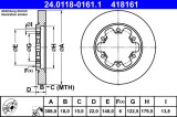 ATE 24.0118-0161.1 Disc frana