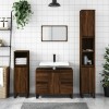 VidaXL Dulap pentru baie, stejar maro, 80x33x60 cm, lemn compozit 831667