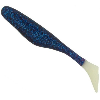 SHAD BASS ASSASSIN TURBO SHAD WALLEYE ELECTRIC BLUE WHITE TAIL 10CM 10BUC/PLIC foto
