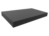 Carcasă Bază Oțel Neagră 152x254x25mm