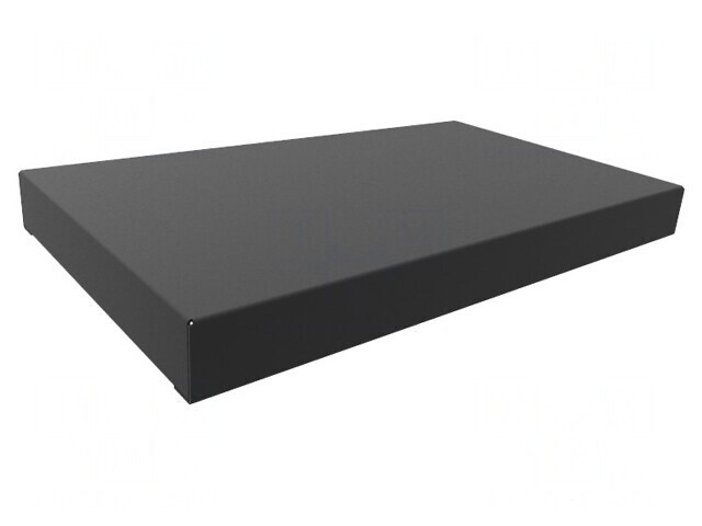 Carcasă Bază Oțel Neagră 152x254x25mm