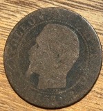 MNDSTR071 Franta Napoleon III 5 centimes 1856