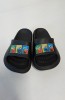 Papuci pentru copii F58 negru, model cu desene, marime 28 - SECOND