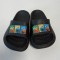 Papuci pentru copii F58 negru, model cu desene, marime 28 - SECOND