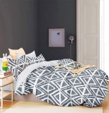 Cumpara ieftin Lenjerie Pat Zig Fx029, Bumbac, 4 Piese, Fara Elastic, Alb, Gri