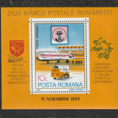 Romania 1983 - #1083 Ziua Marcii Postale Romanesti 1v S/S MNH