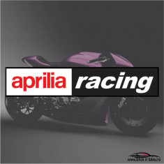 APRILIA RACING-MODEL 5-STICKERE MOTO - 10 cm. x 1.93 cm.