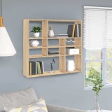 vidaXL Raft de perete, stejar Sonoma, 90 x 16 x 78 cm, lemn prelucrat 802942