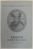 ARHIVA ROMANEASCA , TOM I , ANUL CLV , FASCICULA 2 , 1995