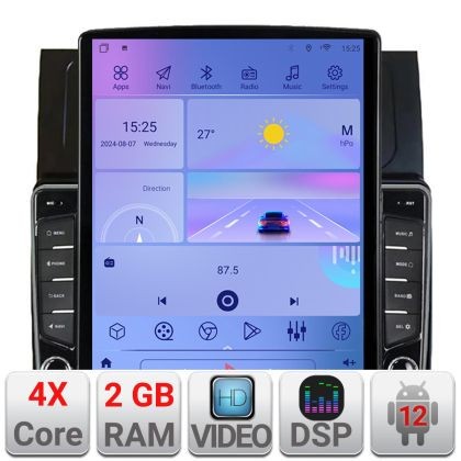 Navigatie VW Touran 2010-2016 K-touran3 ecran tip TESLA 9.7&quot; cu Android Radio Bluetooth Internet GPS WIFI 2+32 DSP Qua CarStore Technology