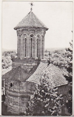 bnk cp Biserica manastirii Caluiu - Vedere - necirculata foto