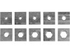 YATO Set 10 matrite interschimbabile, 16-240 mm2 pentru presa hidraulica manuala YT-22861