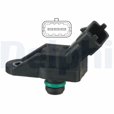 DELPHI PS10186 Senzor, presiune galerie admisie foto