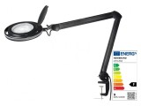 Lupă de masă cu iluminare LED 5D 9W 6500K &Oslash;127mm