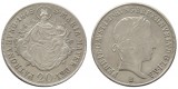 T300 UNGARIA AUSTRIA 20 KREUZER KRAJCAR 1848 ARGINT aUNC PIESA DE COLECTIE, Europa