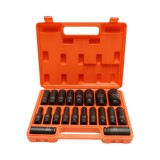 Trusa chei tubulare de impact lungi 8-32mm, patrat 1/2 inch Cr-Mo 20 piese Breckner Germany