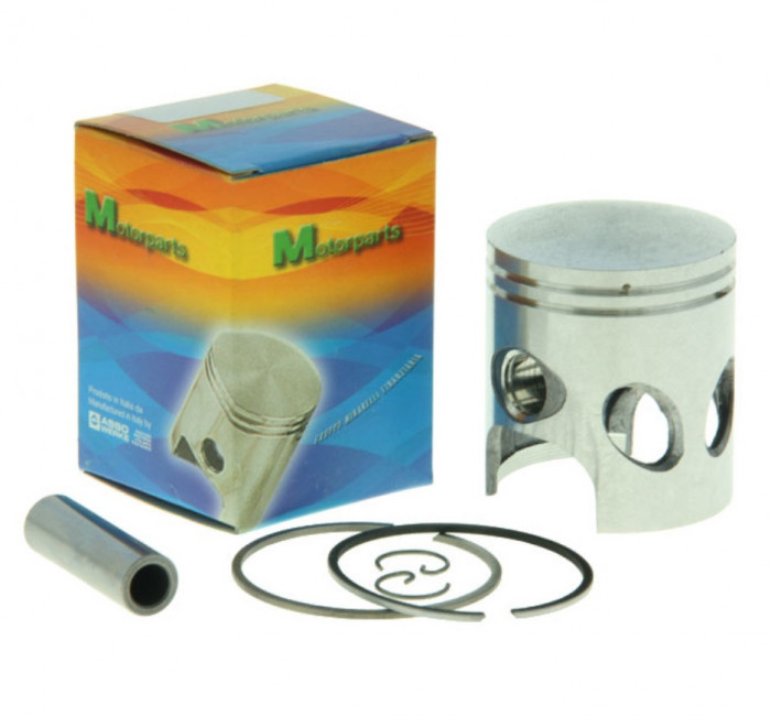 Piston Aprilia Mojito - Gilera - Piaggio Free - Liberty - NRG - Typhoon - Vespa ET2 - LX AC 2T 70cc D48.00 mm bolt 12 (Top - Asso Werke)