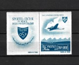 ROMANIA 1945 - O.S.P. POSTA AERIANA, VINIETA 2, MNH - LP 176a