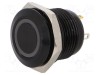 Comutator anti-vandalism ONPOW Poz: 2 SPST-NO 2A/36VDC IP65 verde
