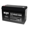 Acumulator Pb-acid AGM Deep Cycle, 12V, 100Ah, conector M8 - KIJO JM12-100 SafetyGuard Surveillance