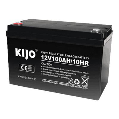 Acumulator Pb-acid AGM Deep Cycle, 12V, 100Ah, conector M8 - KIJO JM12-100 SafetyGuard Surveillance foto