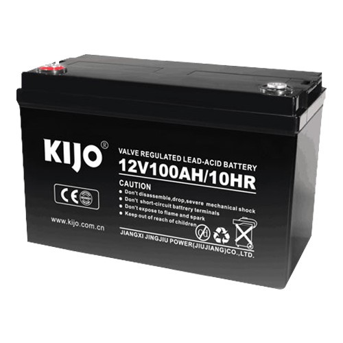 Acumulator Pb-acid AGM Deep Cycle, 12V, 100Ah, conector M8 - KIJO JM12-100 SafetyGuard Surveillance