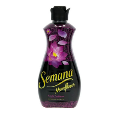 Balsam Rufe SEMANA Moonflower Purple Radiance, 1.7 L, 68 Spalari, Parfum de Citrice si Nuca de Cocos, Balsam Semana pentru Rufe, Balsam de Rufe cu Mir foto