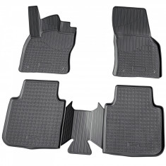 Set de 5 covorase cauciuc 3D stil tavita premium pentru VW Tiguan Allspace din 2017, Skoda Kodiaq din 2017 foto