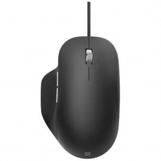 Mouse Microsoft Ergonomic, Wired, 1000 DPi, 5 Butoane, USB, Scroll, Senzor Optic, BlueTrack, Negru foto