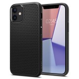 Husa iPhone 12 Spigen Liquid Air - Matte Black