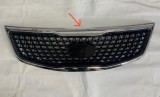 Grila masca radiator Kia Sportage (Sl), 2014-12.2015, Fata, cromat/negru, Aftermarket -Fisurat, Vezi Poze