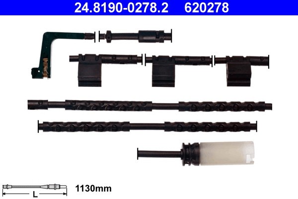 ATE 24.8190-0278.2 senzor de avertizare,uzura placute de frana