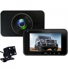Camera Auto Dubla iUni Dash 270, Full HD, Senzor G, LCD 2.7 Inch, Detectare miscare, Night vision foto