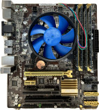 Kit Placa de baza ASUS B85M-E + procesor Xeon E3-1245 v3 (i7 4770) + 16 gb DDR3 1600mhz + cooler