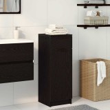 VidaXL Dulap de baie, stejar negru, 32x34x90 cm, lemn prelucrat